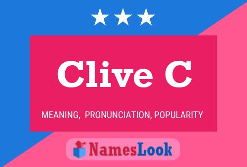 Póster del nombre Clive C