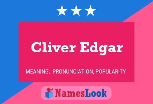 Póster del nombre Cliver Edgar