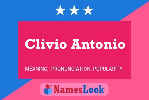 Póster del nombre Clivio Antonio