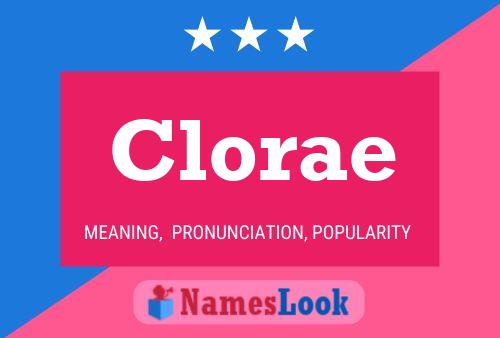 Póster del nombre Clorae