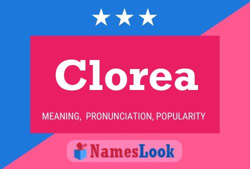 Póster del nombre Clorea