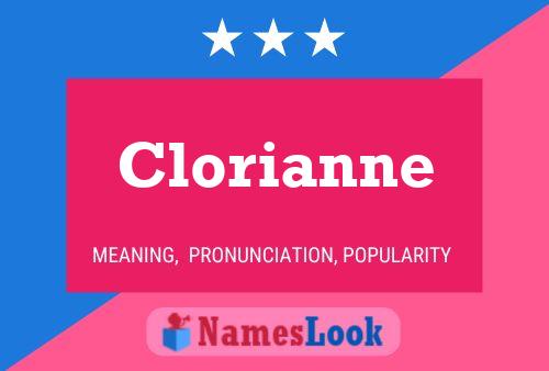 Póster del nombre Clorianne