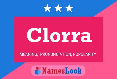 Póster del nombre Clorra