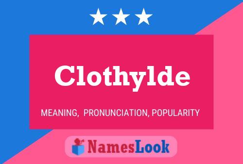 Póster del nombre Clothylde