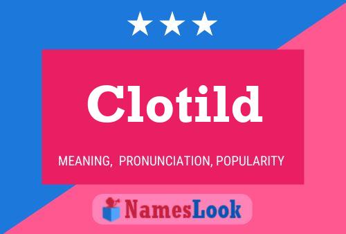 Póster del nombre Clotild