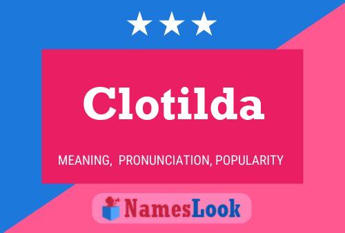 Póster del nombre Clotilda