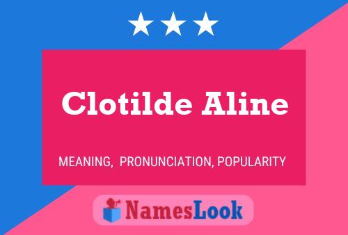 Póster del nombre Clotilde Aline