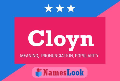 Póster del nombre Cloyn