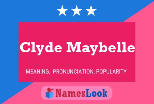 Póster del nombre Clyde Maybelle