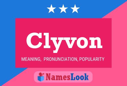 Póster del nombre Clyvon