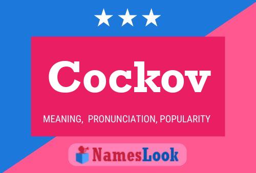 Póster del nombre Cockov