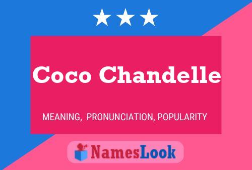 Póster del nombre Coco Chandelle