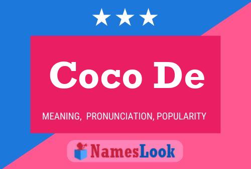 Póster del nombre Coco De