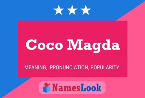 Póster del nombre Coco Magda