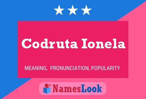 Póster del nombre Codruta Ionela