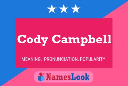 Póster del nombre Cody Campbell