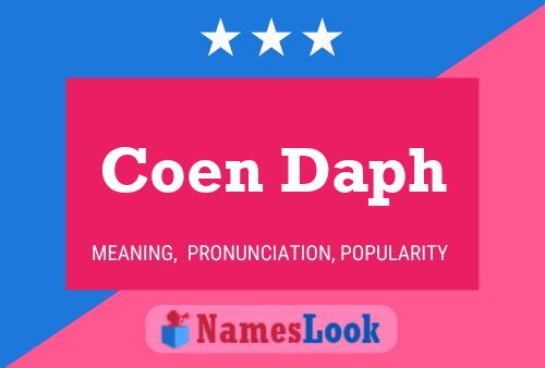 Póster del nombre Coen Daph