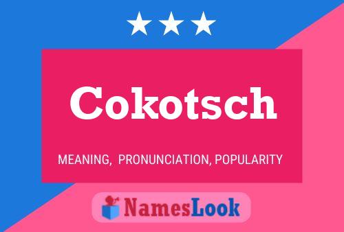 Póster del nombre Cokotsch