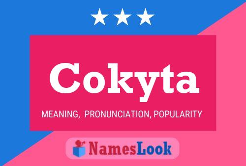 Póster del nombre Cokyta