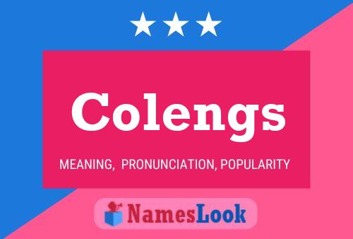 Póster del nombre Colengs