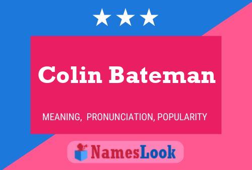 Póster del nombre Colin Bateman