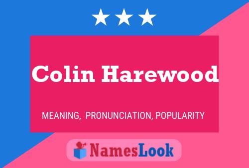 Póster del nombre Colin Harewood