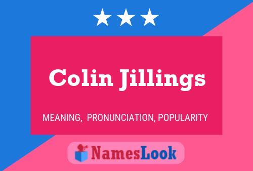 Póster del nombre Colin Jillings