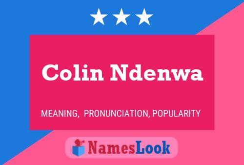 Póster del nombre Colin Ndenwa