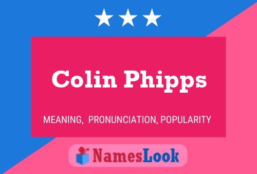 Póster del nombre Colin Phipps