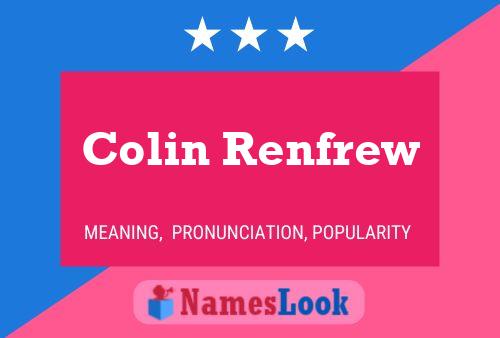 Póster del nombre Colin Renfrew