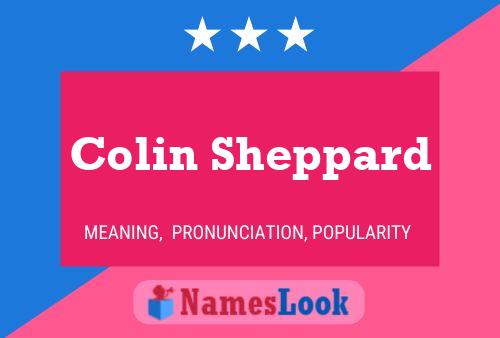 Póster del nombre Colin Sheppard