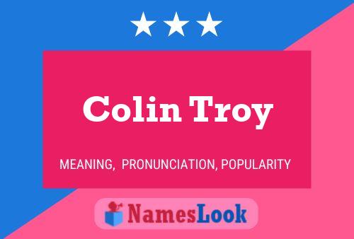 Póster del nombre Colin Troy