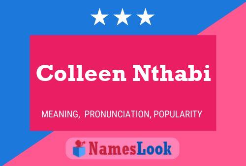 Póster del nombre Colleen Nthabi