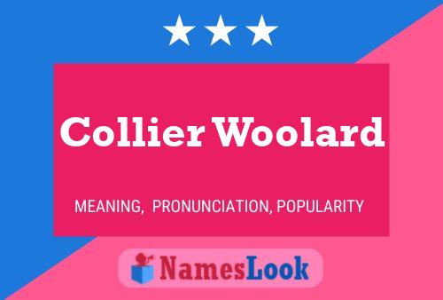 Póster del nombre Collier Woolard