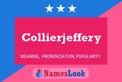 Póster del nombre Collierjeffery