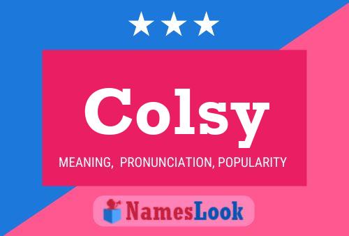 Póster del nombre Colsy