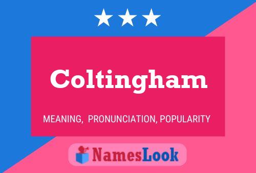 Póster del nombre Coltingham