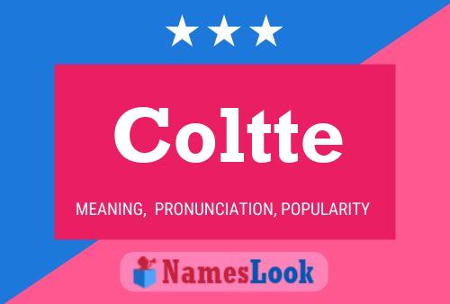 Póster del nombre Coltte