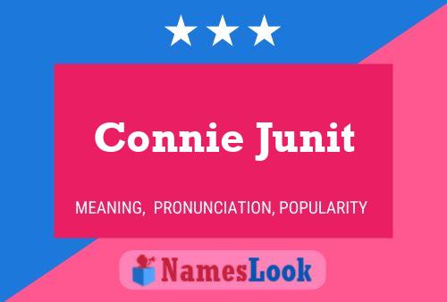 Póster del nombre Connie Junit