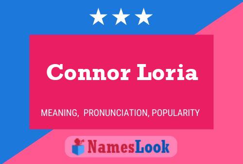 Póster del nombre Connor Loria