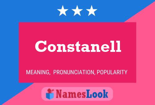 Póster del nombre Constanell