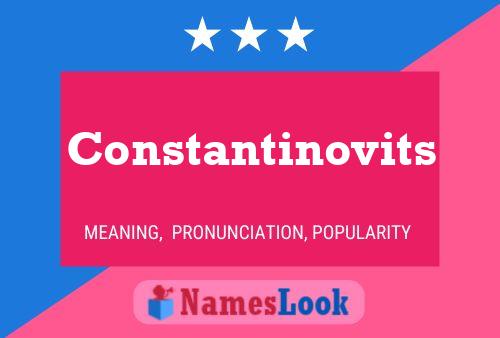 Póster del nombre Constantinovits