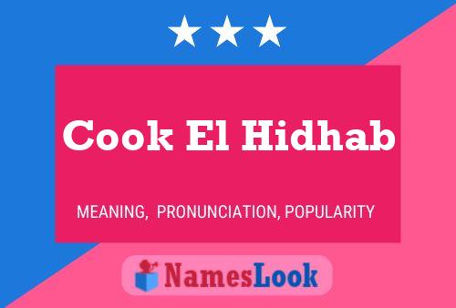 Póster del nombre Cook El Hidhab