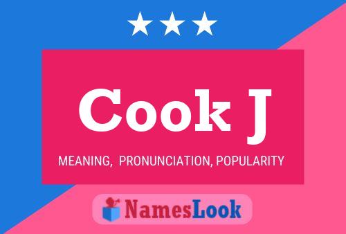 Póster del nombre Cook J