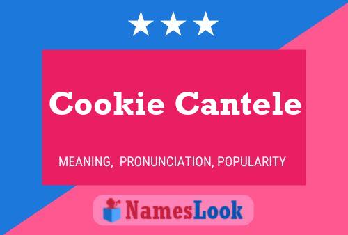 Póster del nombre Cookie Cantele