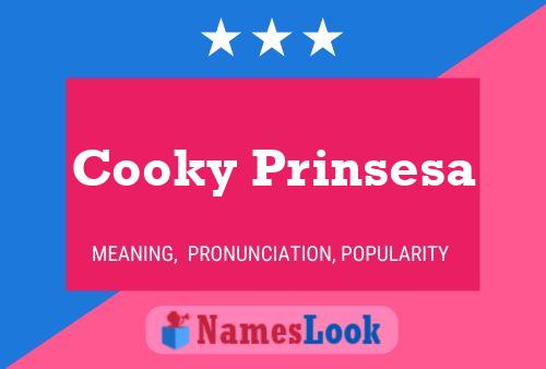 Póster del nombre Cooky Prinsesa