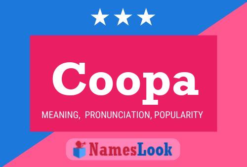 Póster del nombre Coopa