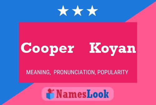 Póster del nombre Cooper    Koyan