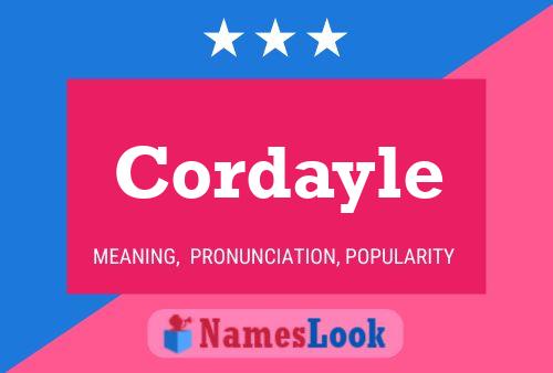 Póster del nombre Cordayle