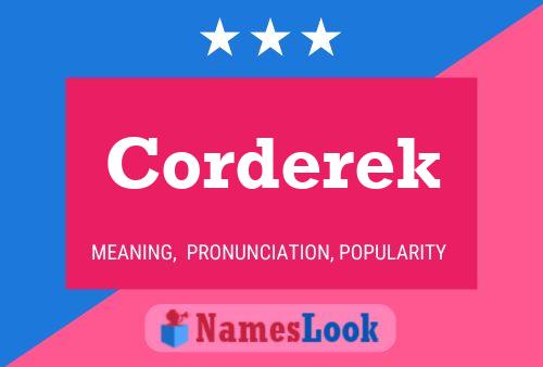 Póster del nombre Corderek